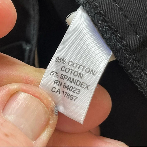 Banana Republic Women's Martin Fit Black Flat Front Capri Crop Pants Size 4 - Picture 12 of 13